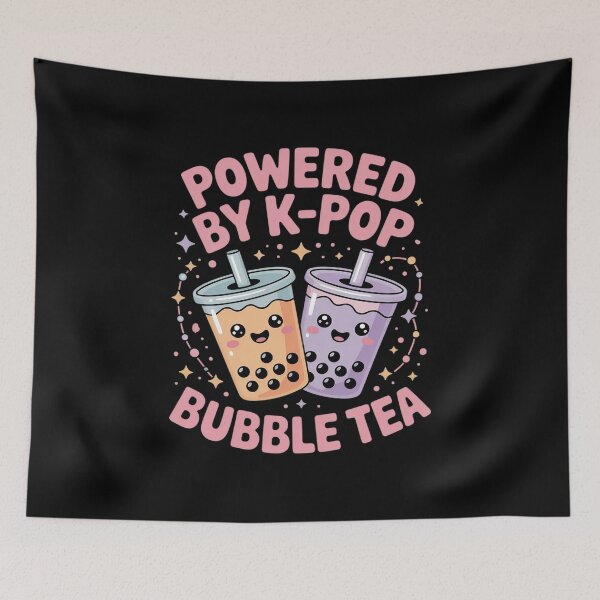 Item preview, Powered by K-pop and Bubble Tea Merch Merchandise designed and sold by ryukaizox1.