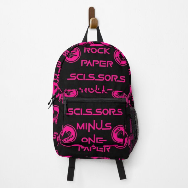Item preview, Funny Nerdy Rock Paper Scissors Minus One Circle Triangle Square Math Teacher Pink Text designed and sold by MathWare MathClips.