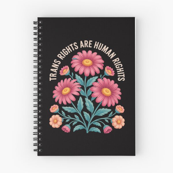 Item preview, Trans Rights Are Human Rights Floral LGBTQ Pride Transgender designed and sold by ConceptThena.