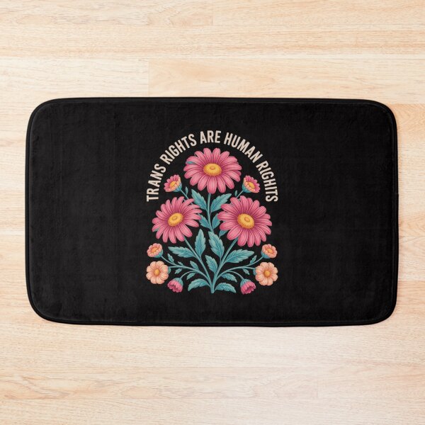 Item preview, Trans Rights Are Human Rights Floral LGBTQ Pride Transgender designed and sold by ConceptThena.