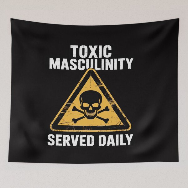 Item preview, Toxic Masculinity Served Daily Humor Men's Distressed designed and sold by ConceptThena.