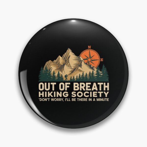 Item preview, Out Of Breath Hiking Society Funny Hiking designed and sold by DentistLegal.