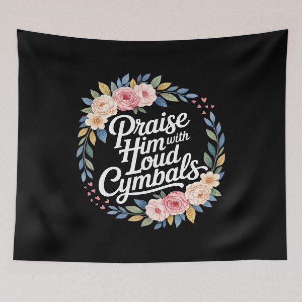 Item preview, Praise Him With Loud Cymbals Worship Church Drummer designed and sold by ryukaizox1.