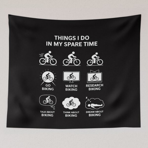 Item preview, Things I Do In My Spare Time Mountain Bike Biking designed and sold by ConceptThena.