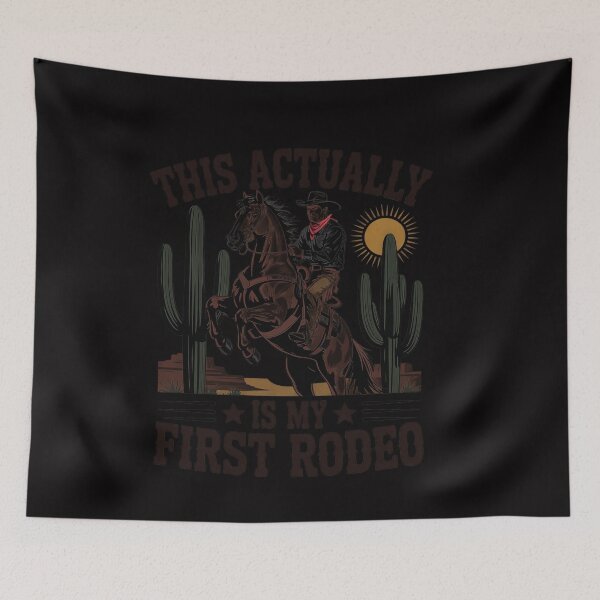 Item preview, This Actually Is My First Rodeo Western Country Southern designed and sold by ConceptThena.