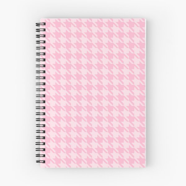 Item preview, Quirky Hand Drawn Pink Houndstooth Print designed and sold by AshDollCreations.
