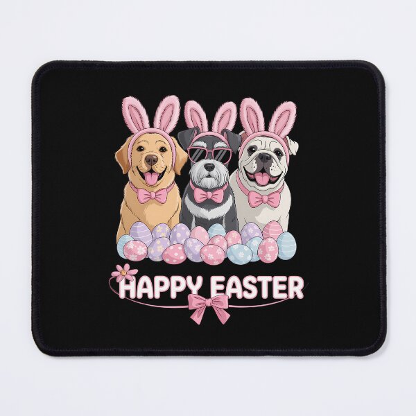 Item preview, Dog Bunny Ears Happy Easter Day Cute designed and sold by DentistLegal.