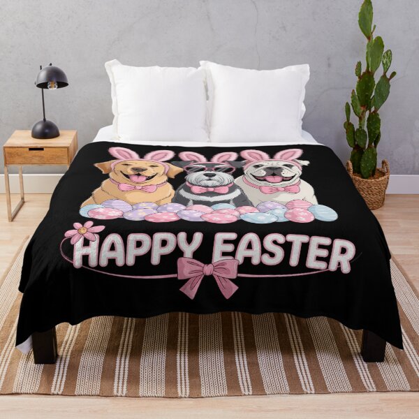 Item preview, Dog Bunny Ears Happy Easter Day Cute designed and sold by DentistLegal.