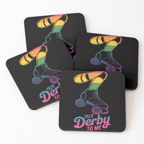 Item preview, Talk Derby To Me Skater Women Skating Roller Derby Girl designed and sold by Viepenny.