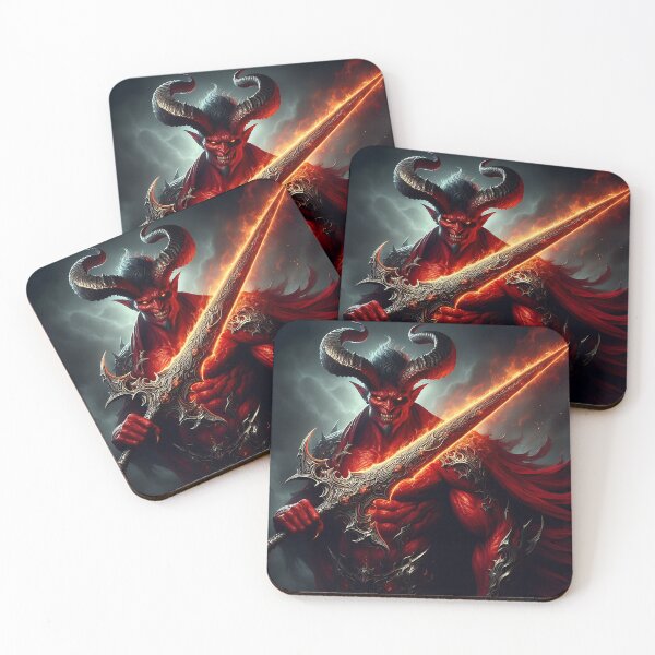 Item preview, Red Devil designed and sold by GalleryBrisArt.