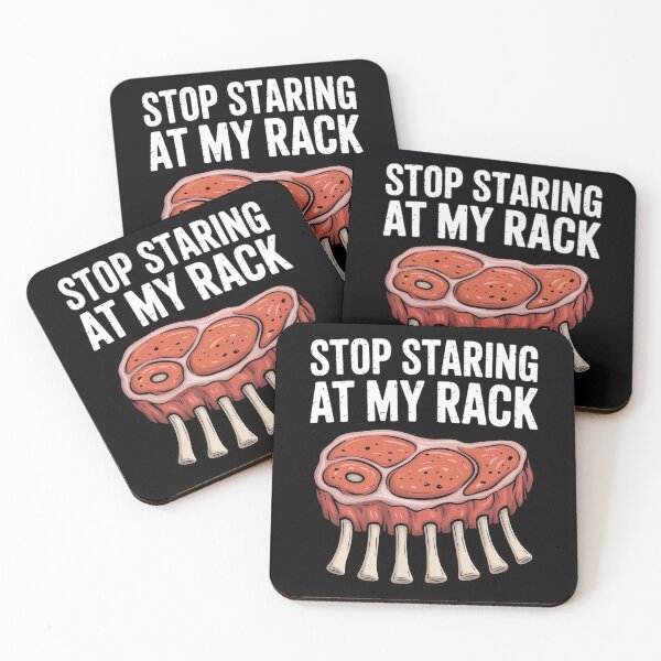 Item preview, Stop Staring At My Rack Bbq Ribs Barbecue Grill Men Women designed and sold by Viepenny.