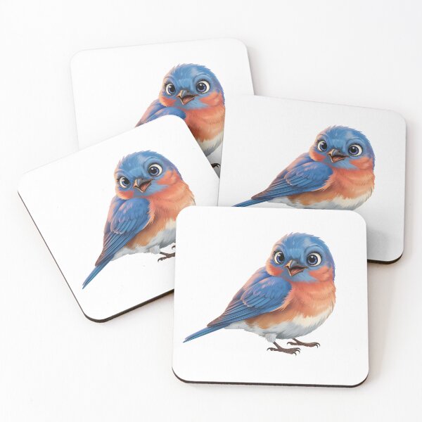 Item preview, Cute Funny Eastern Bluebird T-Shirt designed and sold by gotops12.