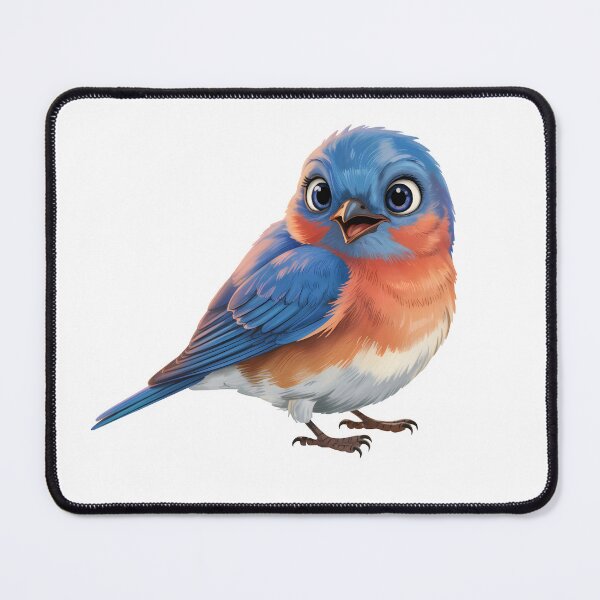 Item preview, Cute Funny Eastern Bluebird T-Shirt designed and sold by gotops12.