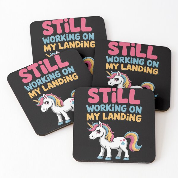 Item preview, Still Working On My Landing Injury Broken Arm Cute Unicorn designed and sold by Viepenny.