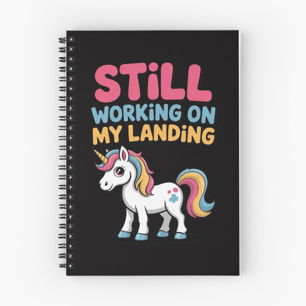 Item preview, Still Working On My Landing Injury Broken Arm Cute Unicorn designed and sold by Viepenny.