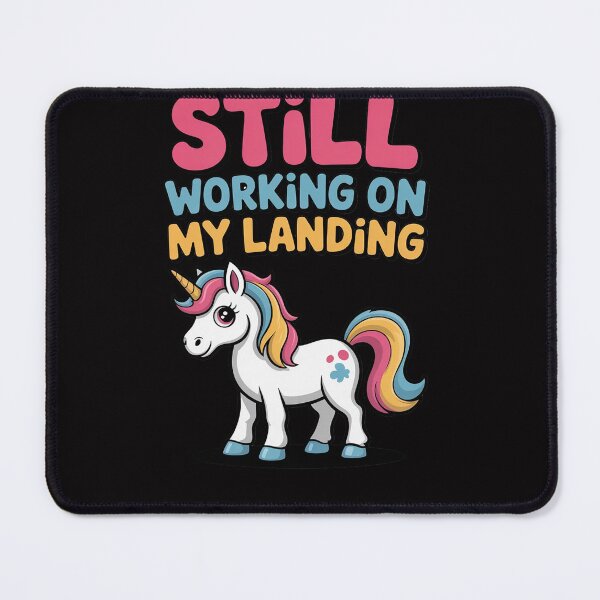 Item preview, Still Working On My Landing Injury Broken Arm Cute Unicorn designed and sold by Viepenny.