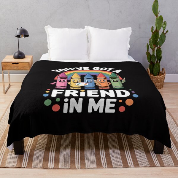 Item preview, You've Got A Friend In Me Teacher Crayon ART designed and sold by Viepenny.