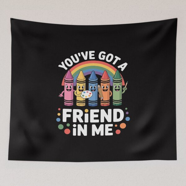 Item preview, You've Got A Friend In Me Teacher Crayon ART designed and sold by Viepenny.