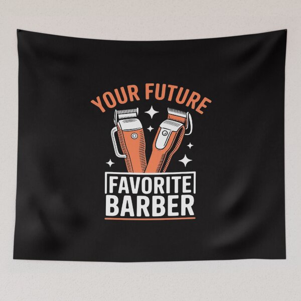 Item preview, Your Future Favorite Barber Barbers Barbershop Job Barber designed and sold by Viepenny.