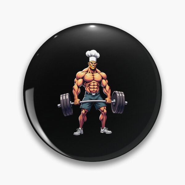 Item preview, Workout Gym Chef Deadlift Weightlifting designed and sold by RuthSheila.