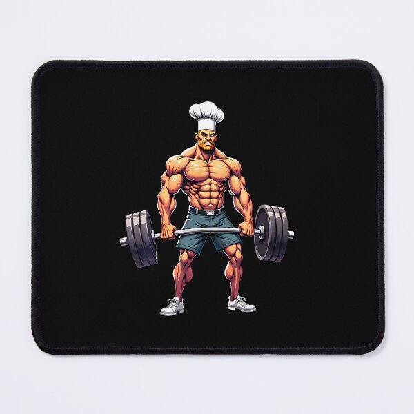 Item preview, Workout Gym Chef Deadlift Weightlifting designed and sold by RuthSheila.