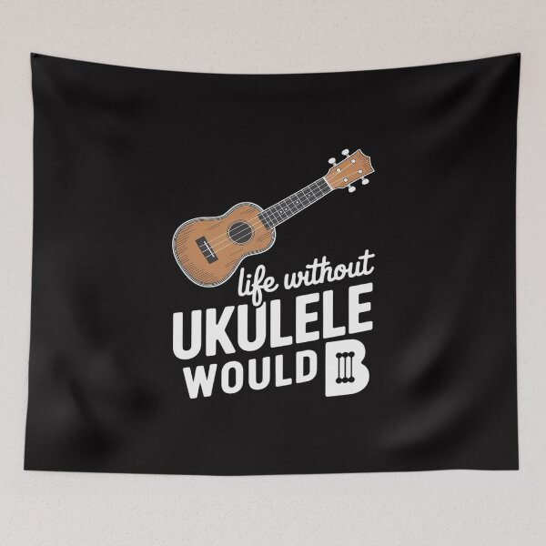 Item preview, Uke Music-Life Without Ukulele Would B Flat Music Instrument designed and sold by Viepenny.