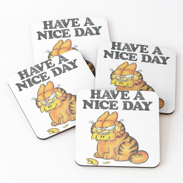 Item preview, Garfield Have A Nice Day Sarcastic Grunge Humor designed and sold by BaileJavo.