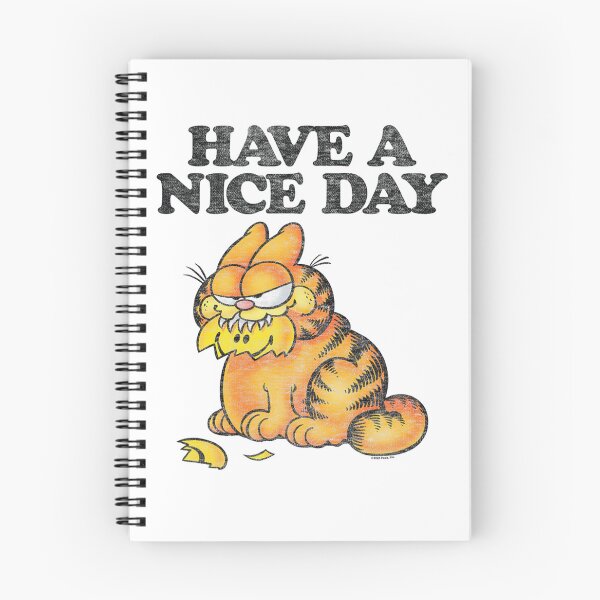 Item preview, Garfield Have A Nice Day Sarcastic Grunge Humor designed and sold by BaileJavo.