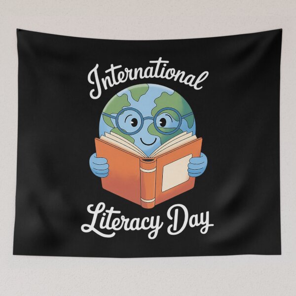 Item preview, International Literacy Day for All Literacy Teacher Reading designed and sold by DentistLegal.