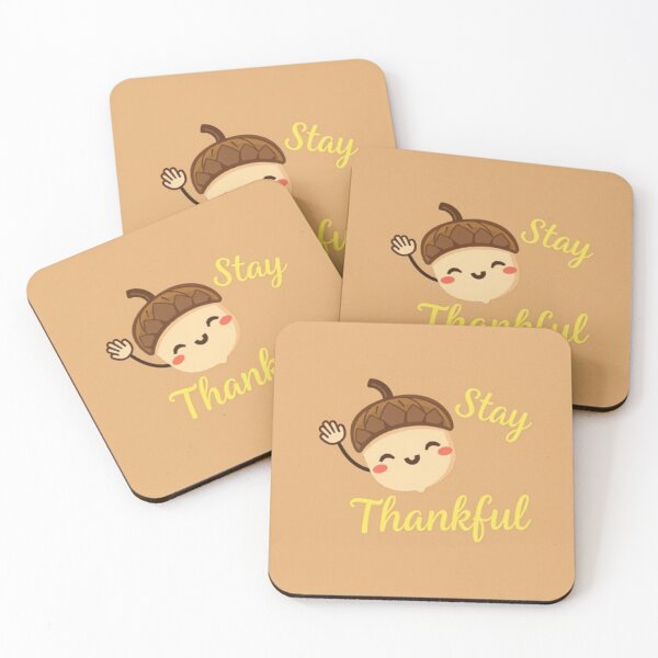 Item preview, Stay Thankful Acorn Greeting designed and sold by SolMagique.