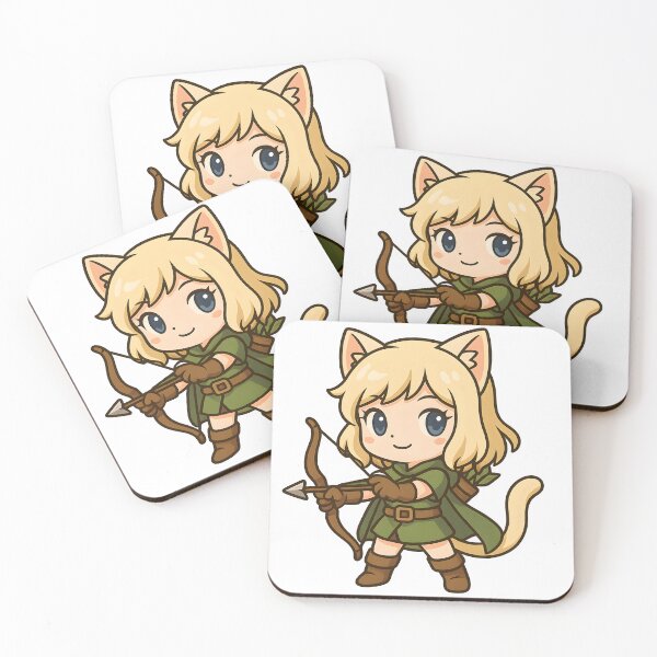 Item preview, Cat Archer Chibi  designed and sold by wikkett.