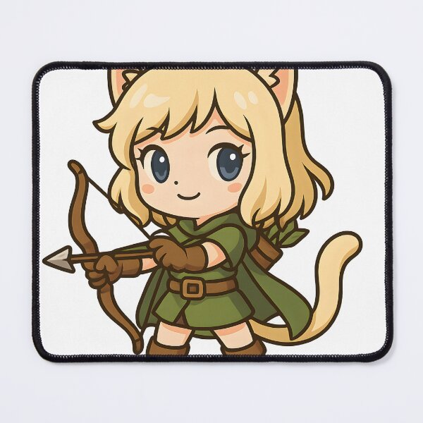 Item preview, Cat Archer Chibi designed and sold by wikkett.