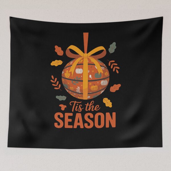 Item preview, Preppy Coquette Bow Tis The Season Fall Pumpkin Basketball designed and sold by Rotasiin.