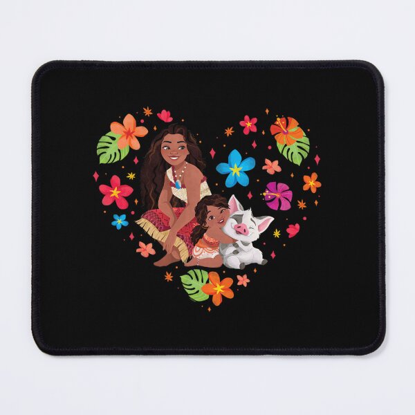 Item preview, Cute Island Sisters And Pet Pig Tropical Floral Heart designed and sold by BaileJavo.