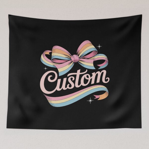Item preview, Preppy Custom Name Bow,Coquette Personalized Name designed and sold by Rotasiin.