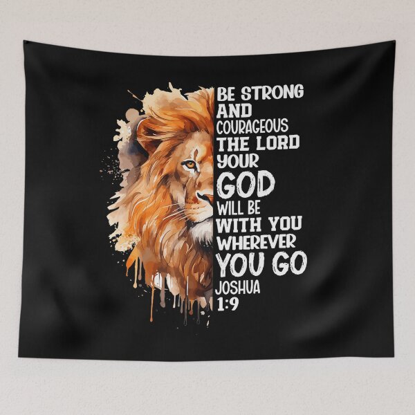 Item preview, Christian Bible Verse Lion Of Judah Jesus God designed and sold by BrandyMegan.