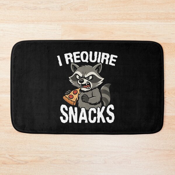 Item preview, I Require Snacks Animal Meme Tee Funny Raccoon Pizza designed and sold by RuthSheila.