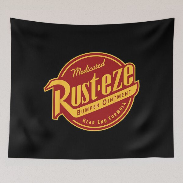 Item preview, Disney Pixar Cars 2 Rust-Eze Ointment Vintage Badge Logo designed and sold by BaileJavo.
