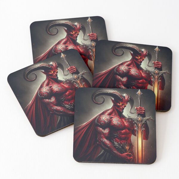 Item preview, Red Devil designed and sold by GalleryBrisArt.