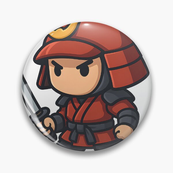 Artikelvorschau, Samurai-Chibi entworfen und verkauft von wikkett.