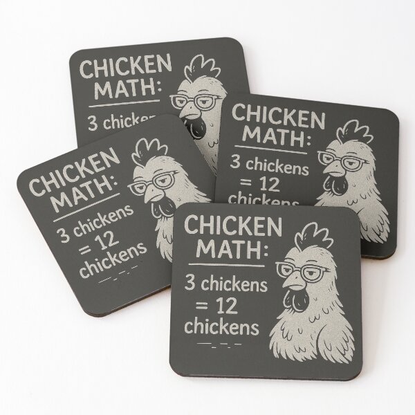 Item preview, Chicken Math Funny Backyard Hen Equation T-Shirt designed and sold by Brunski-Tech.
