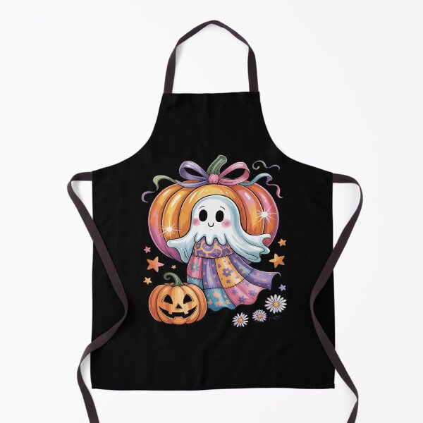 Item preview, Preppy Floral Patchwork Ghost Boo Pumpkin Spooky Fall designed and sold by Rotasiin.