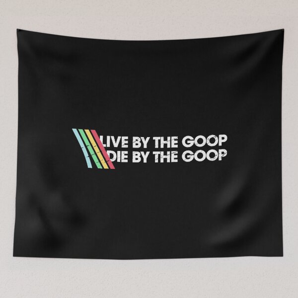 Item preview, Live By The Goop Die By The Goop Funny Gamer Motto Distressed Retro Raiders Quote ARC Shooter ARC Raiders designed and sold by bethanyrodgers6.