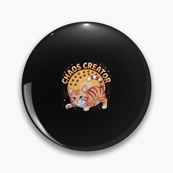 Item preview, Chaos Creator Funny Tabby Cat Meme designed and sold by BrandyMegan.