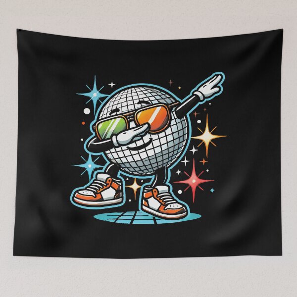 Item preview, Retro Disco Ball Dabbing 70S Nightclub Dance Party Costume designed and sold by RuthSheila.