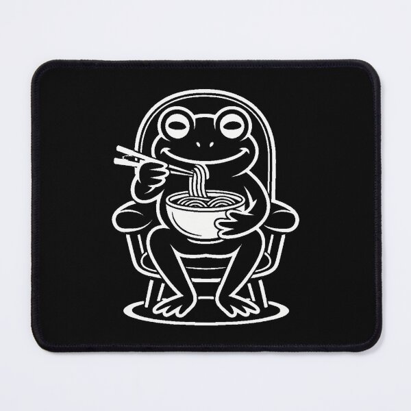 Item preview, Frog Eating Ramen Kawaii Japanese Noodles Anime Gamer designed and sold by EarlineRenee.