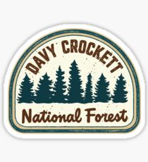 Davy Crockett National Forest Sticker