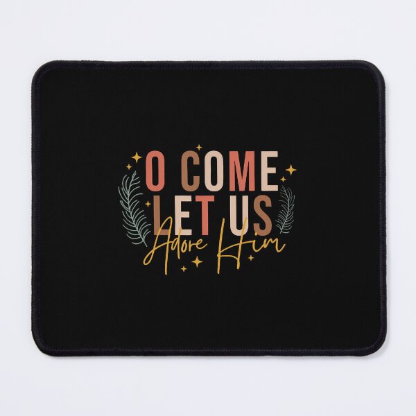 Item preview, O Come Let Us Adore Him Merry Christmas Xmas Christian Jesus designed and sold by SarahLeanne1.