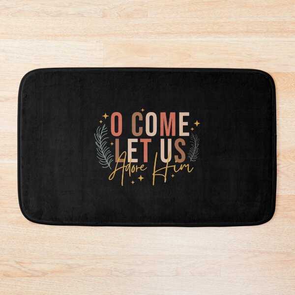 Item preview, O Come Let Us Adore Him Merry Christmas Xmas Christian Jesus designed and sold by SarahLeanne1.