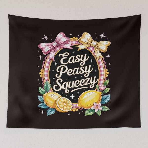 Item preview, Preppy Lemon Summer Easy Peasy Lemonade Coquette Bow Girly designed and sold by LinlinsDemons.